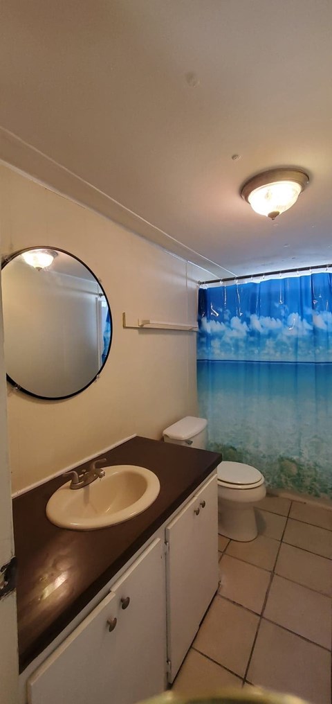 Floor plan for 2 beds, 2 baths