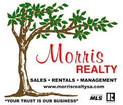 San Antonio apartment for rent - the logo with the words rents realty and a tree