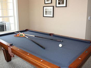 Resident billiards area