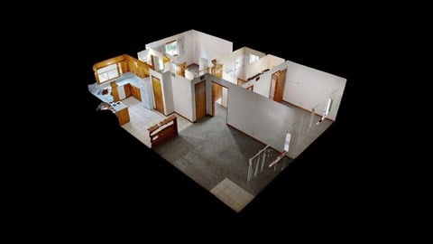 Floor plan for 2 beds, 1.5 baths, 785 sqft
