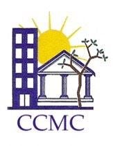 Parker Ford apartment for rent - the logo of the ccic with a building and the sun