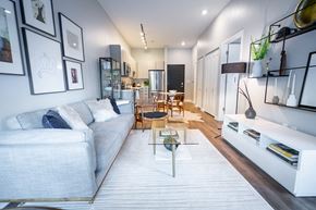 St. Louis apartment for rent - We are now viewing the living room area  at Grand Flats, St. Louis, 63104