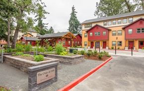 Eugene apartment for rent - the exterior of the oaks hotels and apartments in dripping springs tx