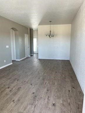 El Paso apartment for rent - a empty living room with a wood floor