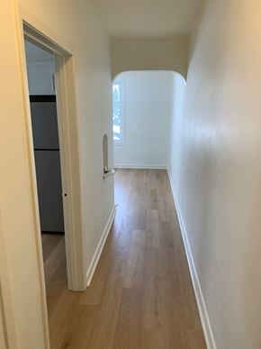 Winnipeg apartment for rent - a empty room with white walls and wood flooring