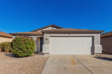 San Tan Valley house for rent - a white garage door in front of a house