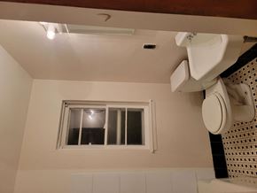 South Milwaukee apartment for rent - a bathroom with a toilet and a window