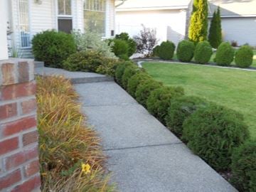 Post Falls house for rent - a sidewalk in front of a house
