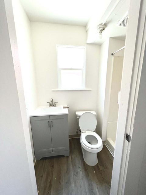 Floor plan for 2 beds, 1 bath