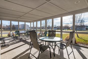 Community screened porch