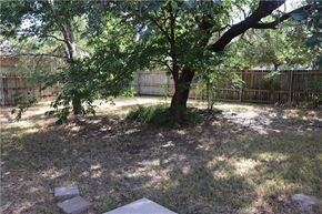 Cedar Park house for rent - a backyard with a tree and a wooden fence