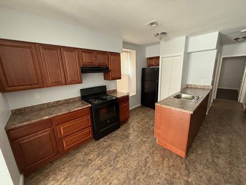 Floor plan for 1 bed, 1 bath