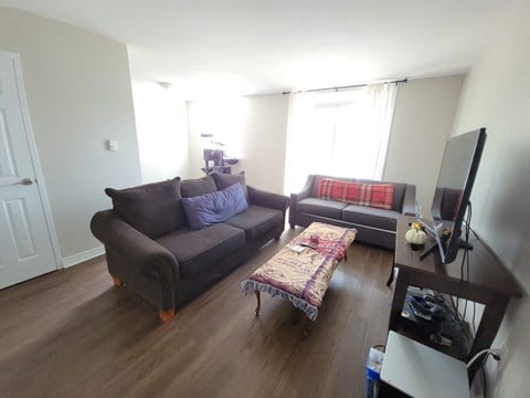 Floor plan for 1 bed, 1 bath, 500 sqft