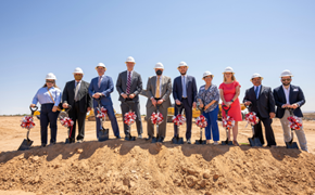 El Paso apartment for rent - a group of people standing on top of a dirt mound with shovels