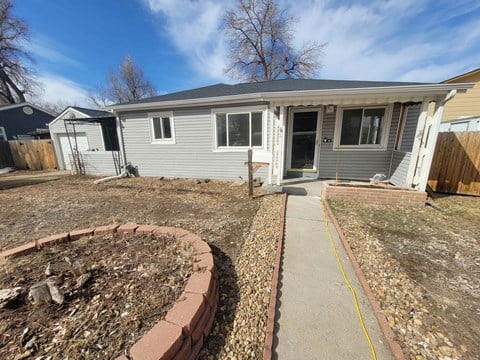 Floor plan for 4 beds, 2 baths, 1668 sqft