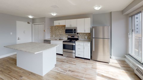 Floor plan for 2 beds, 1 bath