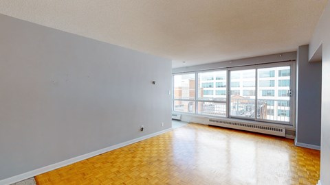 Floor plan for studio, 1 bath