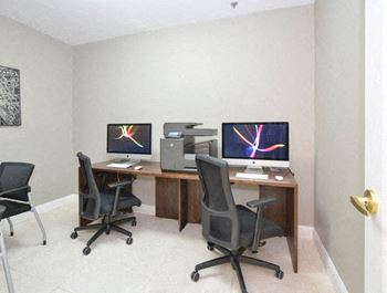 Business center with wifi