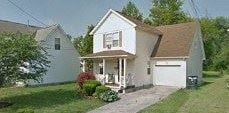 Warren house for rent - A white house with a brown roof and a small porch.