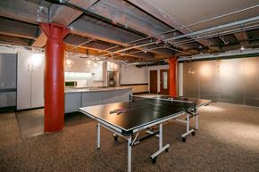 Kansas City apartment for rent - ?? gym and ping pong table in an underground garage