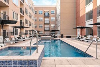 Portola at southglenn apartments hot tub