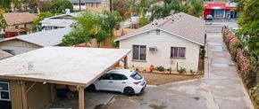 San Bernardino apartment for rent - a white car parked in front of a house