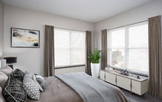 Floor plan for 1 bed, 1 bath, 856 sqft