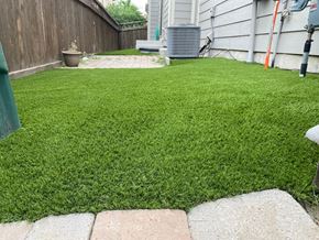 Lakewood house for rent - a yard with green grass in front of a house
