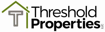 Grand Forks house for rent - A logo for Threshold Properties, LLC, featuring a house and a key.