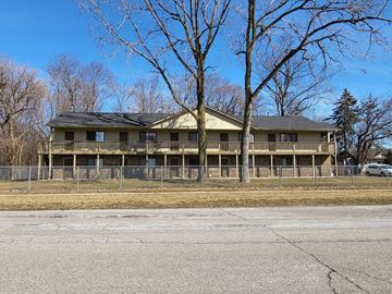 Harrison Twp apartment for rent - an apartment building on the side of a road