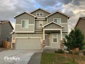 Colorado Springs house for rent - the front of a house with a garage