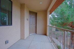 Chandler townhouse for rent - the entrance to a balcony with a door to a patio