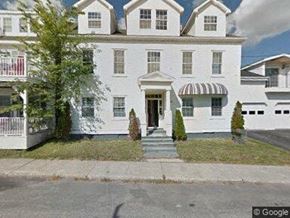 Pictou apartment for rent - the front of a white house with a sidewalk