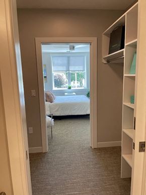 Hackensack apartment for rent - a room with a bed and a window in it