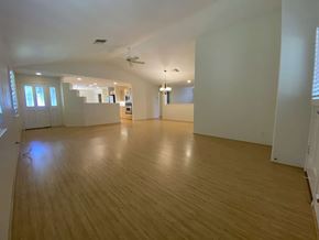 Kapolei apartment for rent - an empty living room with a hard wood floor