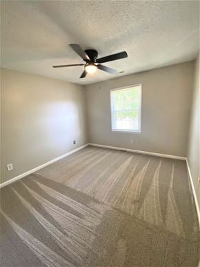Jacksonville house for rent - an empty living room with a ceiling fan and a window