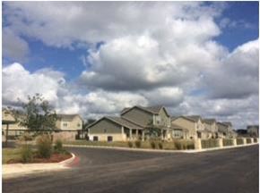 Fredericksburg townhouse for rent - a row of houses on the side of a road