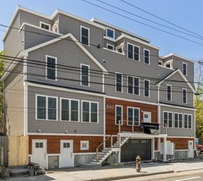 Somerville apartment for rent - a building with a fire hydrant in front of it