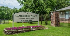 Pine Bluff apartment for rent - Cambridge Place Apartments Main Entrance