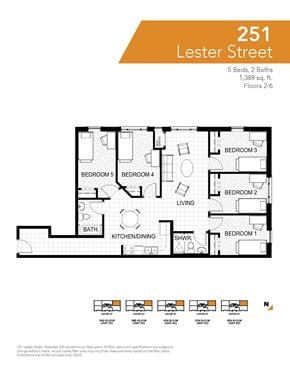 Waterloo apartment for rent - FEMALE Student Rooms @ 251 Lester Street, Suite 202, Waterloo