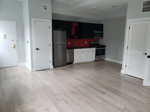 Floor plan for 2 beds, 1 bath