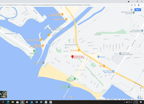 Seal Beach apartment for rent - A map showing a coastal area with various locations marked, such as "Seal Beach Animal Care Center" and "Gunters Beach".