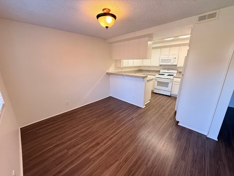 Floor plan for 2 beds, 2 baths