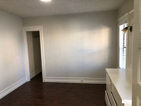 Floor plan for 1 bed, 1 bath, 505 sqft