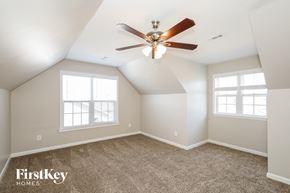 Mount Holly house for rent - the master bedroom is spacious and has a ceiling fan