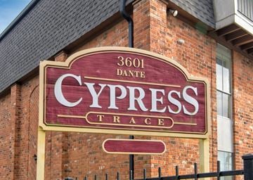 New Orleans apartment for rent - a red brick building with a sign that reads cypress trade