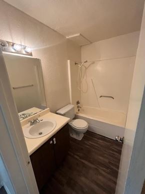 Temple apartment for rent - a bathroom with a sink toilet and bath tub