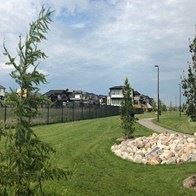 Saskatoon apartment for rent - a group of houses sitting on top of a lush green field