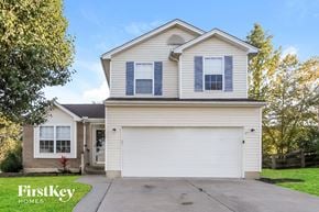 Lebanon house for rent - A two-story house with a garage is for sale.