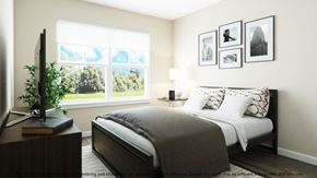 Sayreville apartment for rent - a bedroom with a bed and a tv